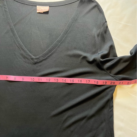 🎉HP🎉 Byblos Rayon Loose Long Sleeve Top Lagenlook Tunic Made in Italy SZ 44 EUC - Picture 11 of 12